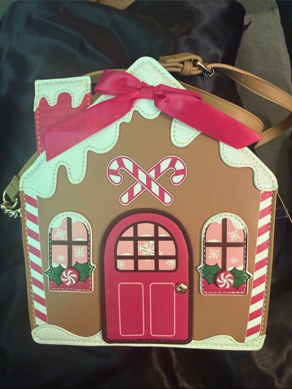 Betsey Johnson Gingerbread House Crossbody Bag - NWT